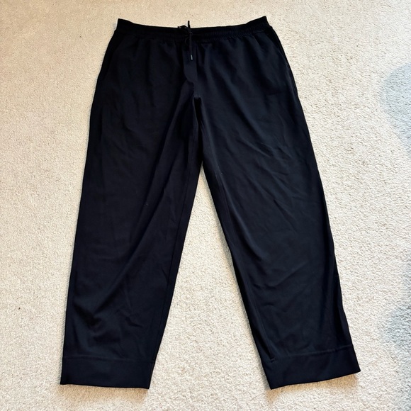 Lululemon Women’s Stretch High-Rise Straight-Leg Pants Black Size Large Trousers - Picture 1 of 6